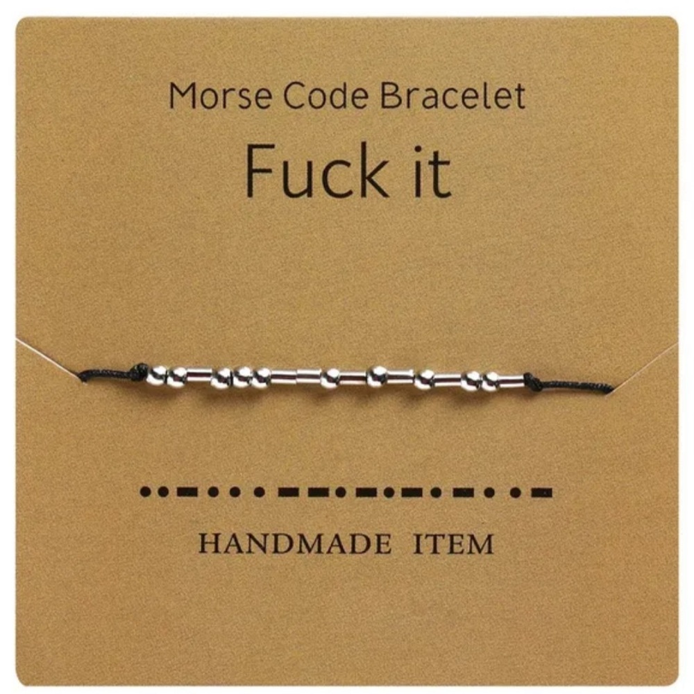 🌸3/$6🌸Morse Code Bracelets - Picture 4 of 5